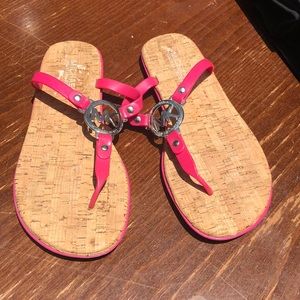 Michael Kors pink sandals